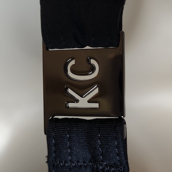 New Kenneth Cole Black Cutout Mesh Detail Full Coverage One Piece Swimsuit S - Picture 6 of 10